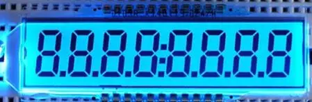 5V Blue Backlight 22PIN TN положительный 8-знака после запятой сегмент ЖК-дисплей Панель белый/желтый и зеленый цвета/синий Подсветка 3,3 V 5V - Цвет: 5V Blue Backlight