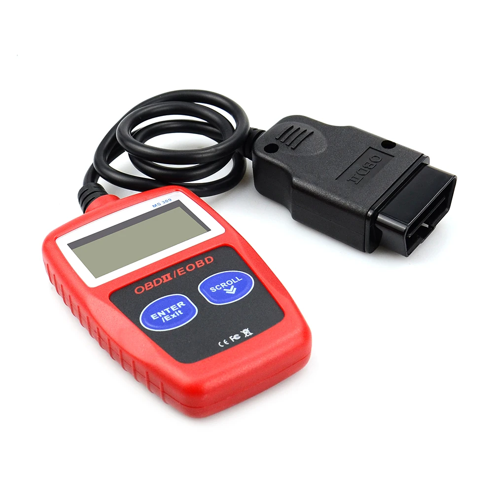 MS309 OBD2 сканер считыватель кодов автомобиля MS 309 Авто Бортовая Система диагностики 2 автомобиля для диагностики двигателя считыватель кодов лучше, чем ELM327 OBD