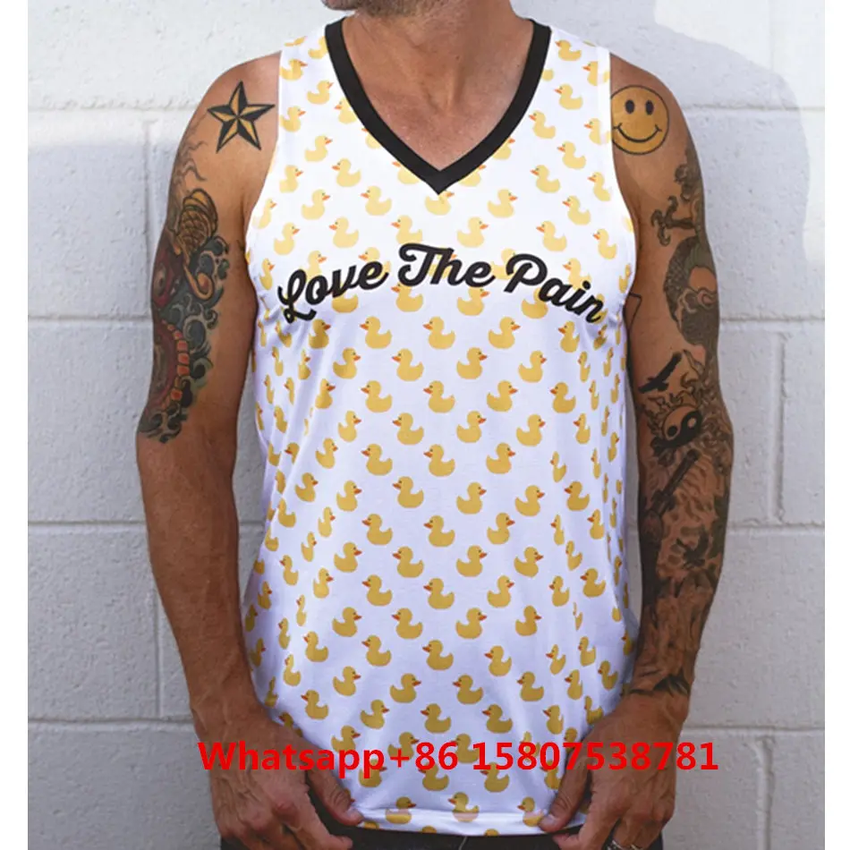 

2019 LOVE THE PAIN Beach Run Tank men's custom breathable quick dry Short sleeve Top Quality ciclismo cycling clothing racing
