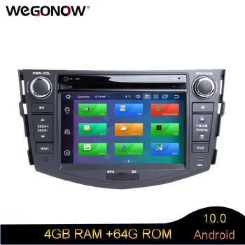 

IPS DSP Android10 8 Core 4GB RAM 64GB ROM Car DVD Player GPS WIFI Bluetooth camera RDS Radio For Toyota RAV4 RAV 4 2006 - 2012