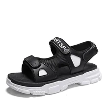 Сандалии; коллекция года; сезон лето; Новинка; стильные мужские модные дышащие универсальные спортивные Нескользящие сандалии