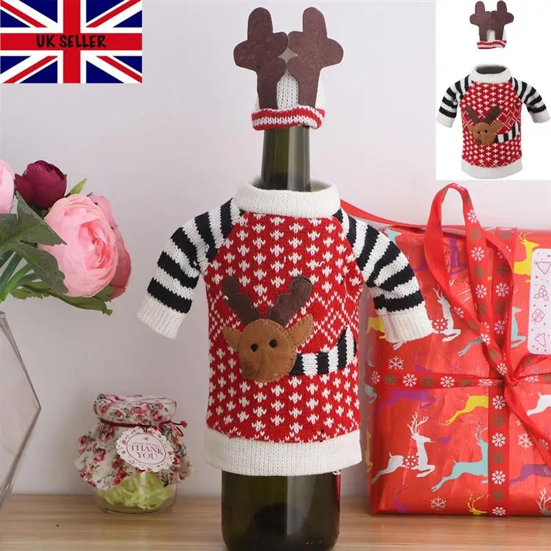 1 Набор крышка бутылки вина мультфильм крышка бутылки вина для рождественского ужина