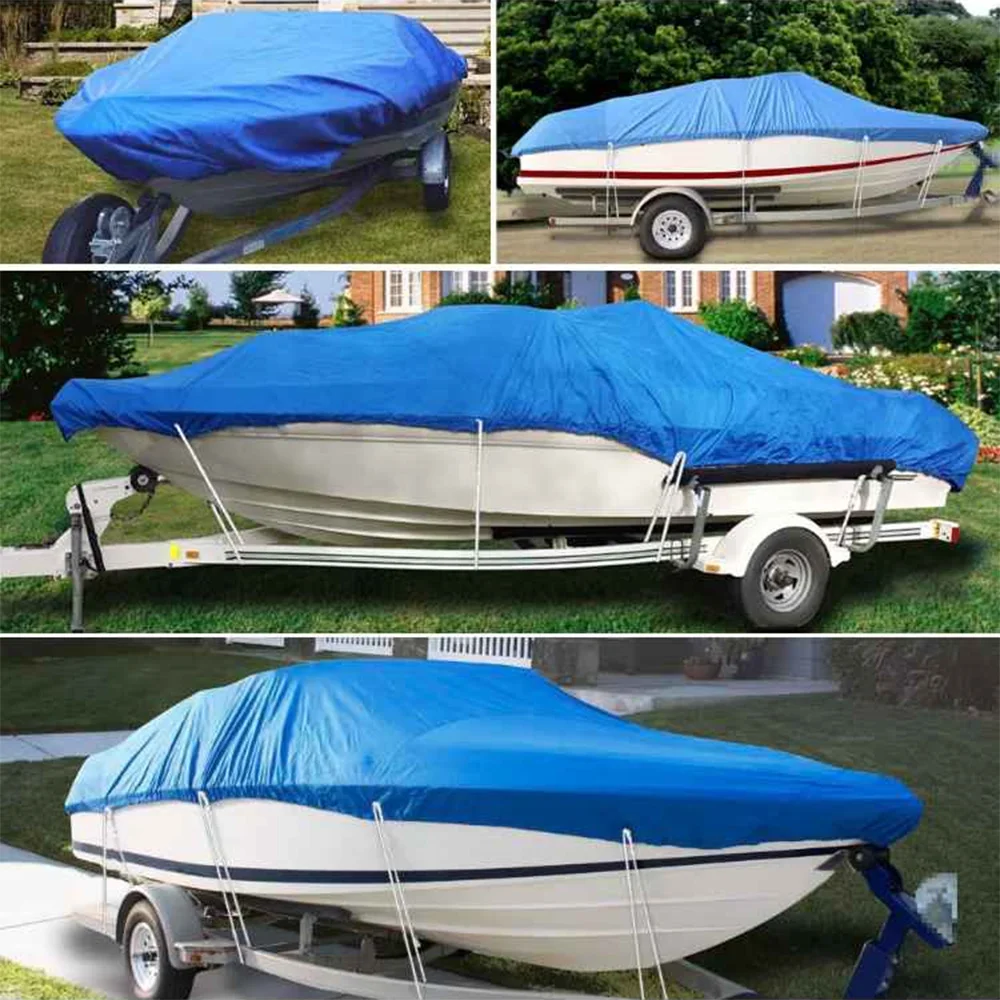 Покрытие для лодки водонепроницаемое серебристое отражающее подходит для V-HULL TRI-HULL катера для рыбалки, катера для окуня, лодки для рыбалки, лыжной защиты