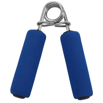 

Super sell-Blue Foam Coated Handle Sports Fitness Hand Gripper Wrist Developer