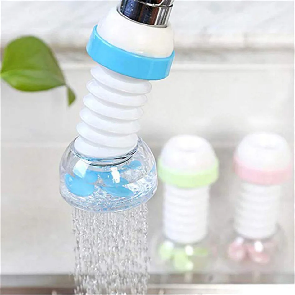 

360 Adjustable Flexible Kitchen Faucet Extender Faucet Water-saving Splash-proof Plug Shower Water Filter Sprinkler Tools
