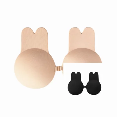 

1Pair Silicone Breast Nipple Cover Bra Reusable Self-Adhesive Pasties Pad Nipple Stickers lingerie Natural Color One Size