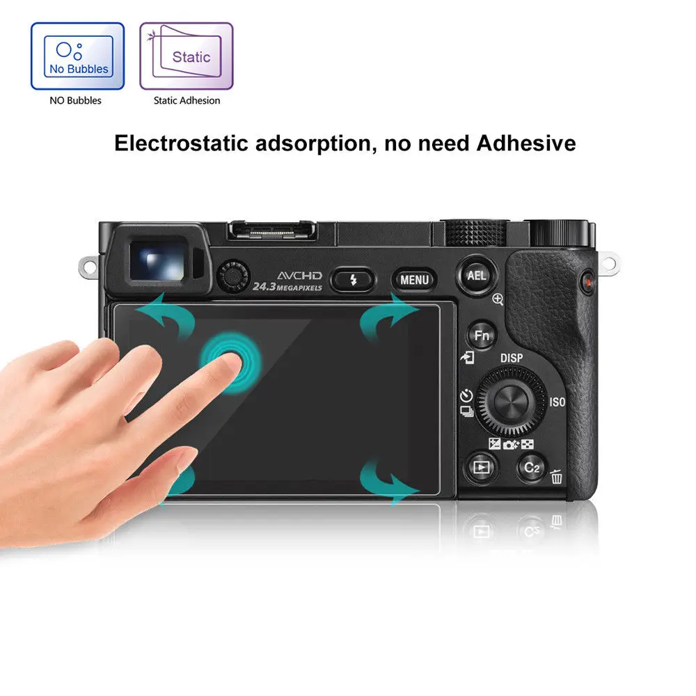 Закаленное защитное стекло Ultraclear 9H для камеры SONY a6500 a6300 a6000 a5000|Защита экрана| |