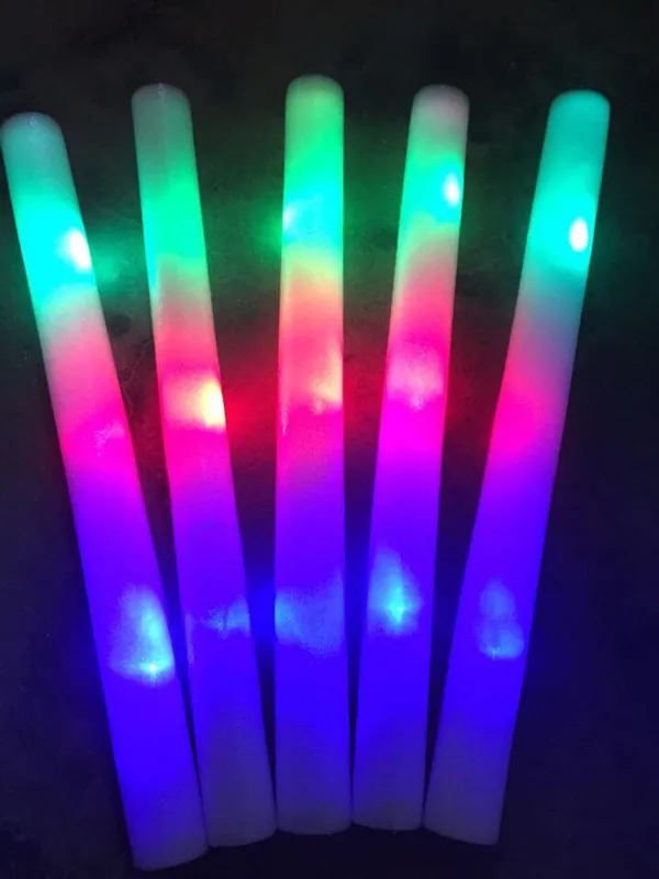 Blanc - Bâtons Lumineux Led En Mousse, 60 Pièces, Fournitures De Fête Pour Mariage, Halloween, Trois Modes Ch - Maison