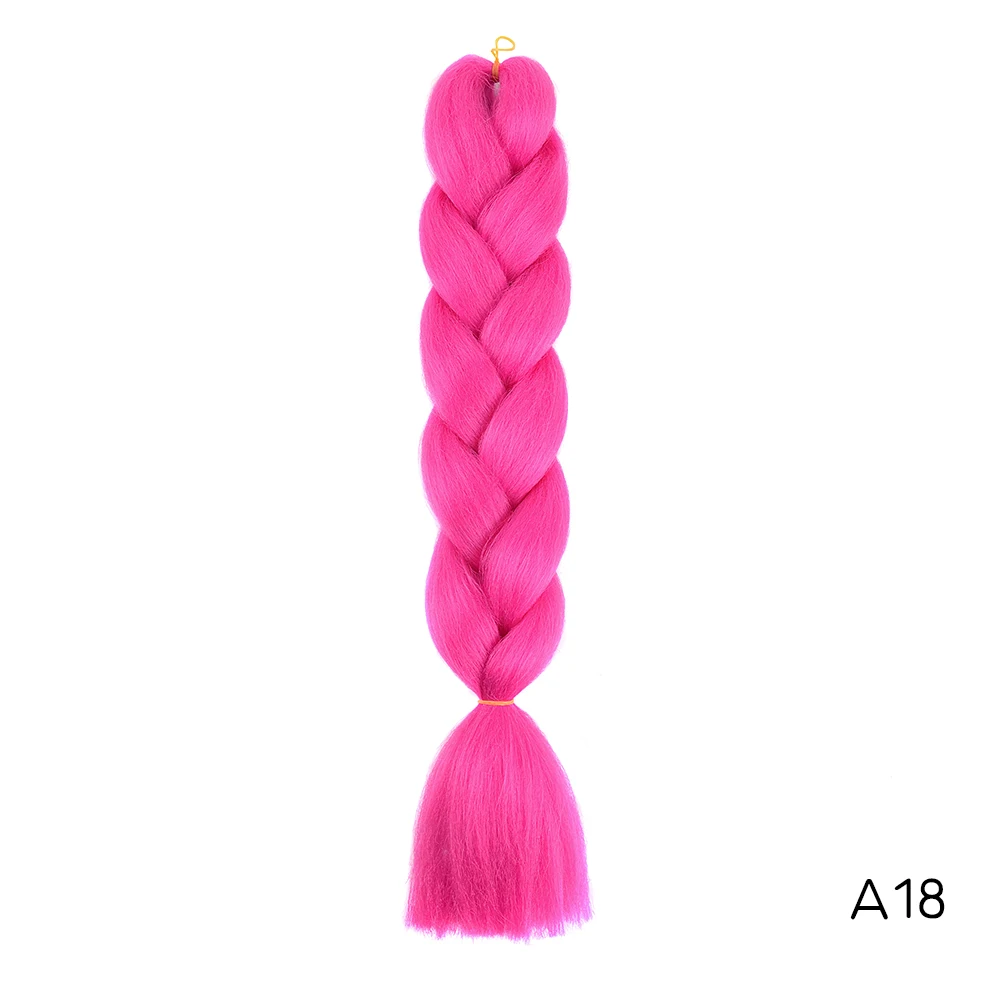 Канекалон плетение синтетические накладные волосы 100 г/упак. 24 дюйма Джамбо плетеные косы волос оплетка kanekalon - Цвет: P4/24