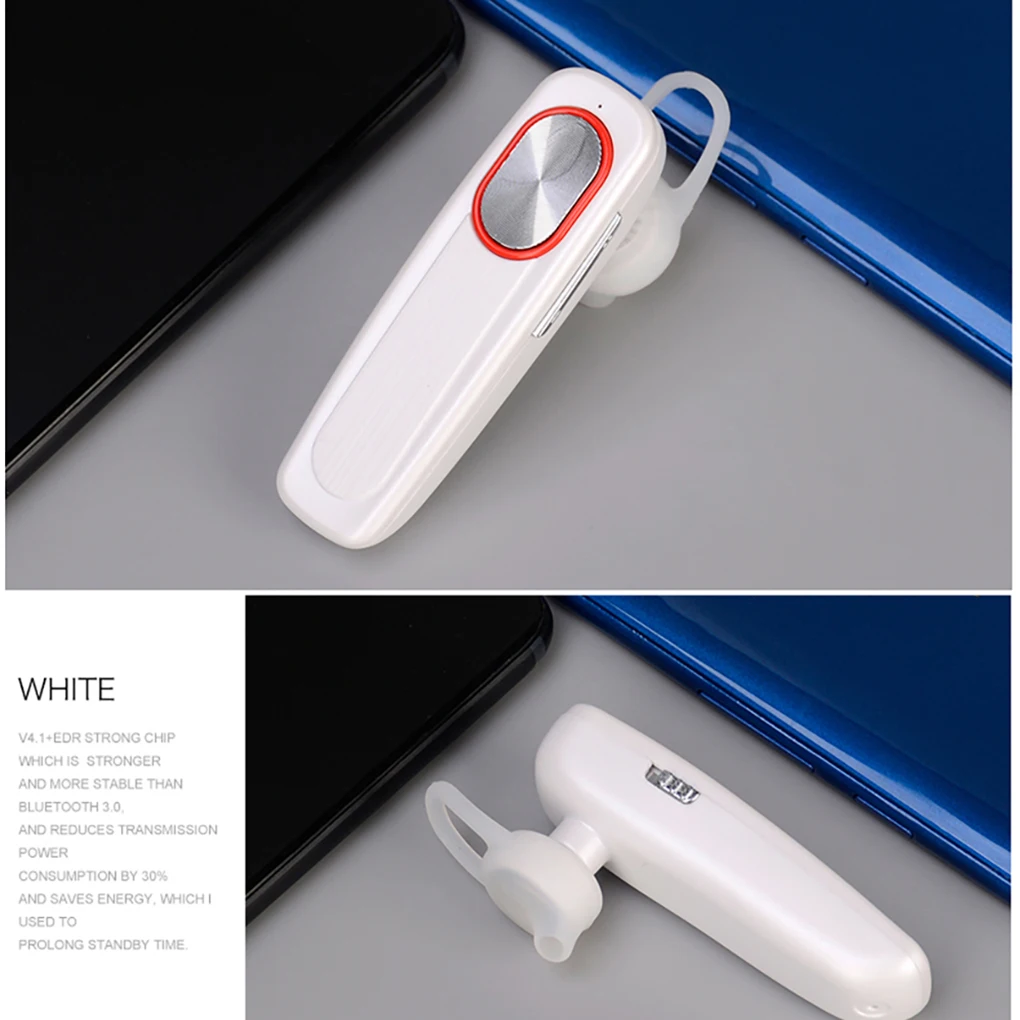 Беспроводная гарнитура Bluetooth 4,1, долгий режим ожидания, с микрофоном, свободные руки, беспроводные Bluetooth наушники, цветные ушные крючки