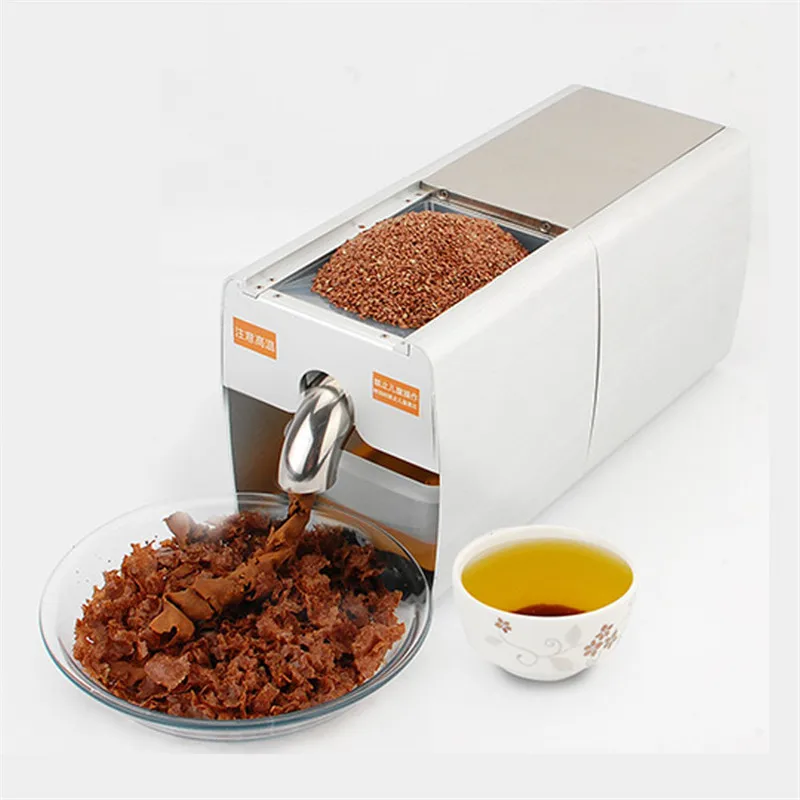 US $281.16 Small Hot And Cold Oil Press Automatic Multifunctional Oil Expeller Oil Extraction for Home and Commercial Use
