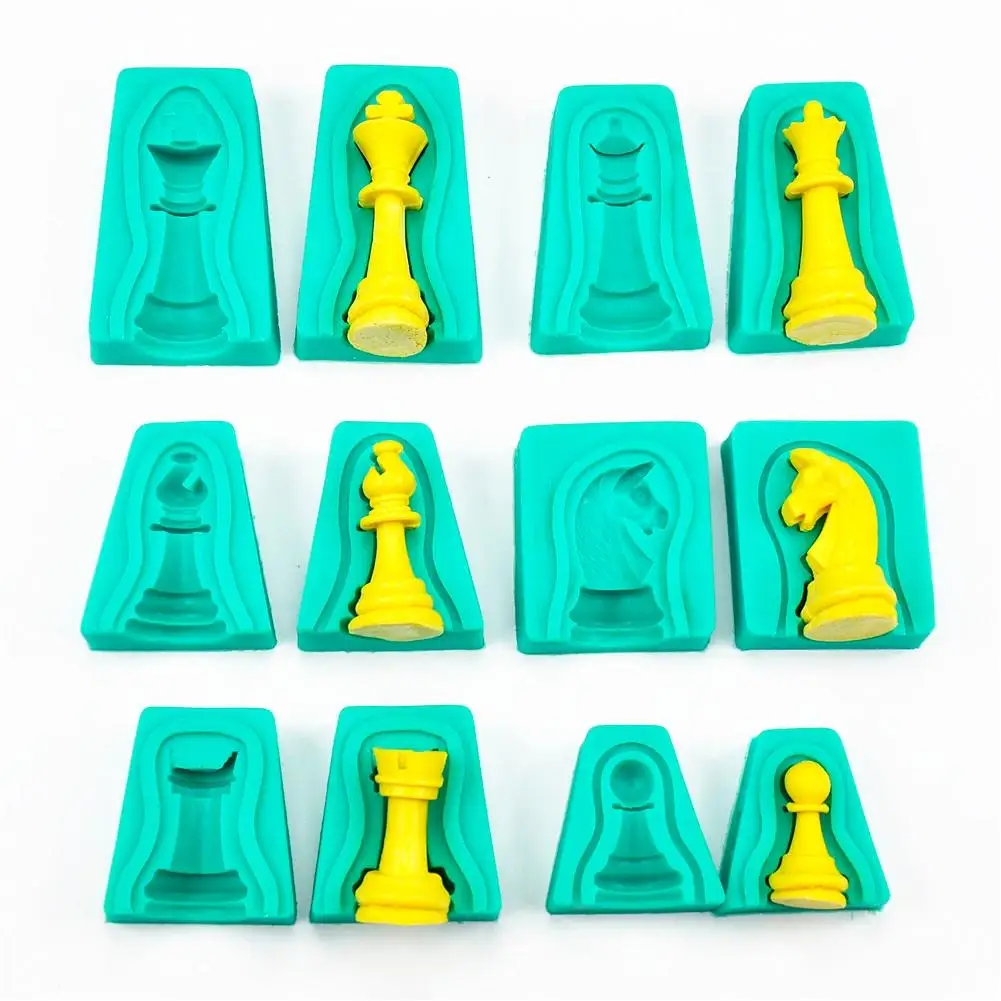 

EZLIFE 6pcs/Lot Silicone Chess Cake Fondant Mold Mould Diy Baking Dropship Handmade Tool Chocolate Tools Decorating Cake A0Q8