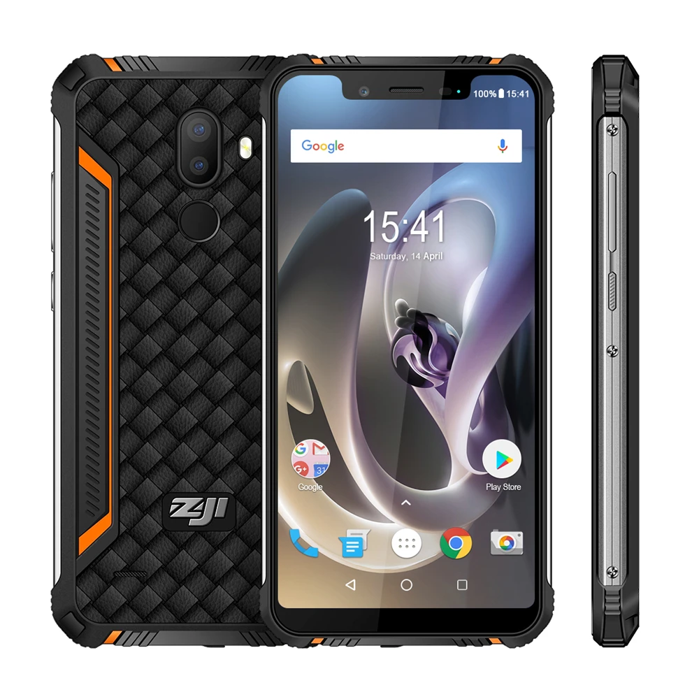 HOMTOM ZOJI Z33 прочный мобильный телефон 3 ГБ ОЗУ 32 Гб ПЗУ 5,8" MT6739 4600 мАч Android 8,1 OTA OTG разблокировка лица смартфон