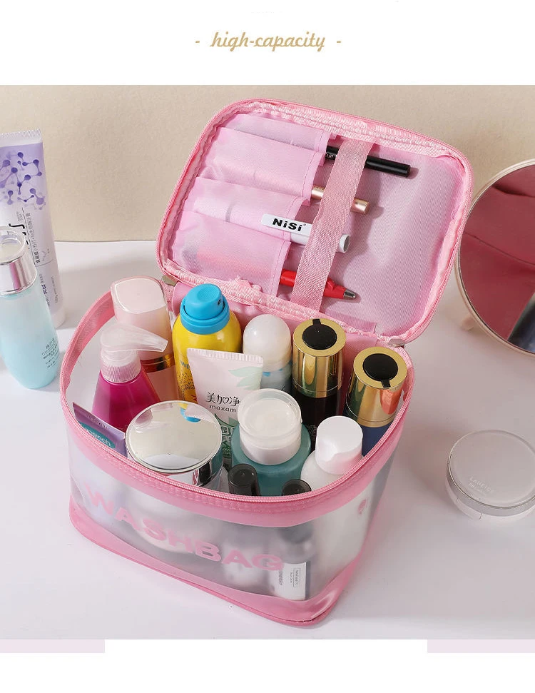 Women's Cosmetic Bag Female 2021 New Portable Travel Waterproof Large Capacity Storage Box Fashion Makeup Toiletry Bag Organizer Women's Cosmetic Bag Female 2021 New Portable Travel Waterproof Large Capacity Storage Box Fashion Makeup Toiletry Bag Organizer