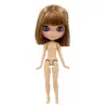 DBS BJD Blyth doll joint body short oil hair and Tan skin glossy faceblack matte face special price icy Licca toy girl gift 1/6 ► Photo 2/5