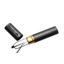 Модный чехол-труба унисекс, металлические очки для чтения, оправа из нержавеющей стали, пружинный Шарнир+ 1,0~+ 4,0 прочность, очки для пожилых людей, Уход За Зрением