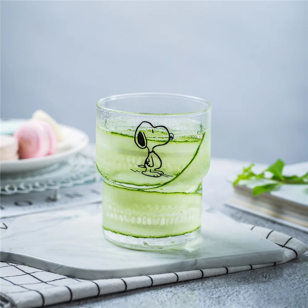 

Creative Glass Mug Cute Cartoon Animals Cup Breakfast Milk Coffee Cup Crystal Transparent Heat-resistant Drinkware Home Decor