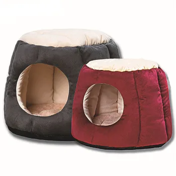 

2020 Cat Cave House Pet Bed Pet Dog House Lovely Soft Suitable Pet Dog Cushion Cat Bed luxary dog beds for small dogs