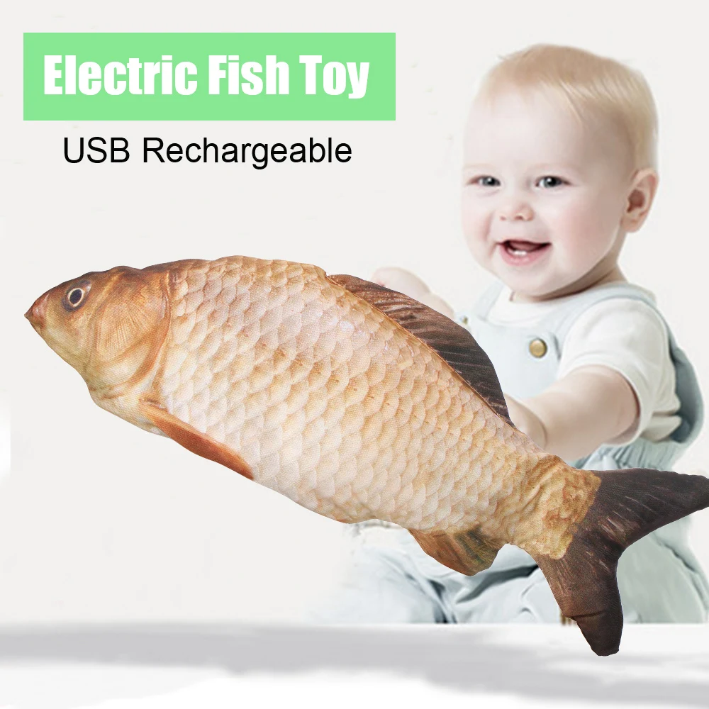 Electric Fish Indoor for Kids CaSimulation Electric Doll Dancing Fish