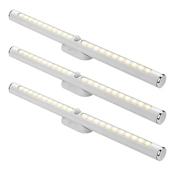 

LED Motion Sensor Closet Lights, 30cm USB Rechargeable, Wireless Kitchen Under Cabinet Lighting Kits,, Wardrobe light