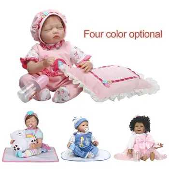 

55cm Lifelike Newborn Baby Doll Girl Boy Vinyl Silicone Pretend Play Reborn Toy New