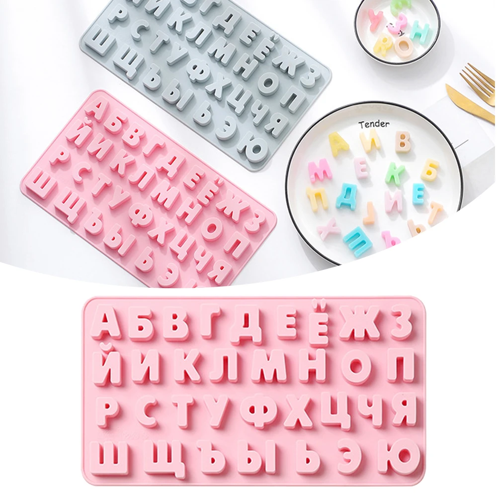 Hoe Avondeten Spreekwoord 3D Russische Alfabet Siliconen Mal Russische Letters Chocolade Schimmel  Cake Decorating Gereedschap Diy Candy Cookies Bakvorm| | - AliExpress