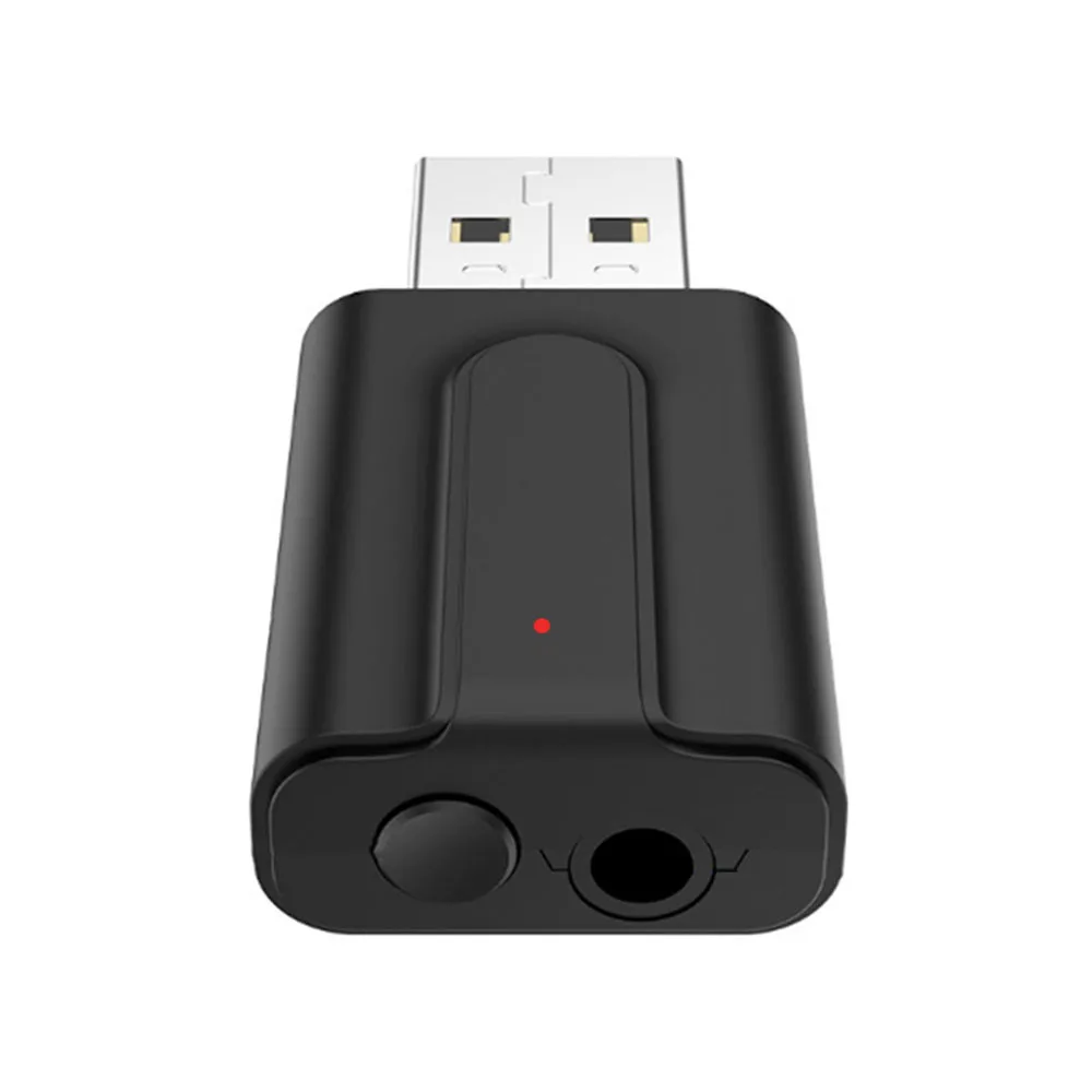 Bluetooth 5 0 аудио передатчик приемник 2 в 1 3 мм AUX Jack Hifi стерео USB беспроводной адаптер