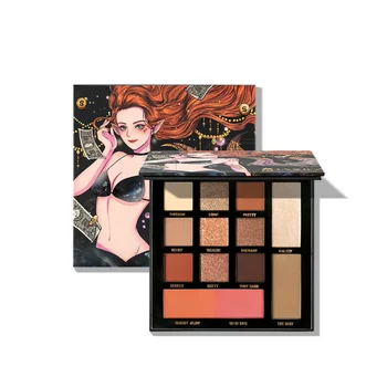 

13 color Matte Pearlescent Mixed Eyeshadow Disc High-gloss Blush Repair Mermaid Palette Makeup Palette