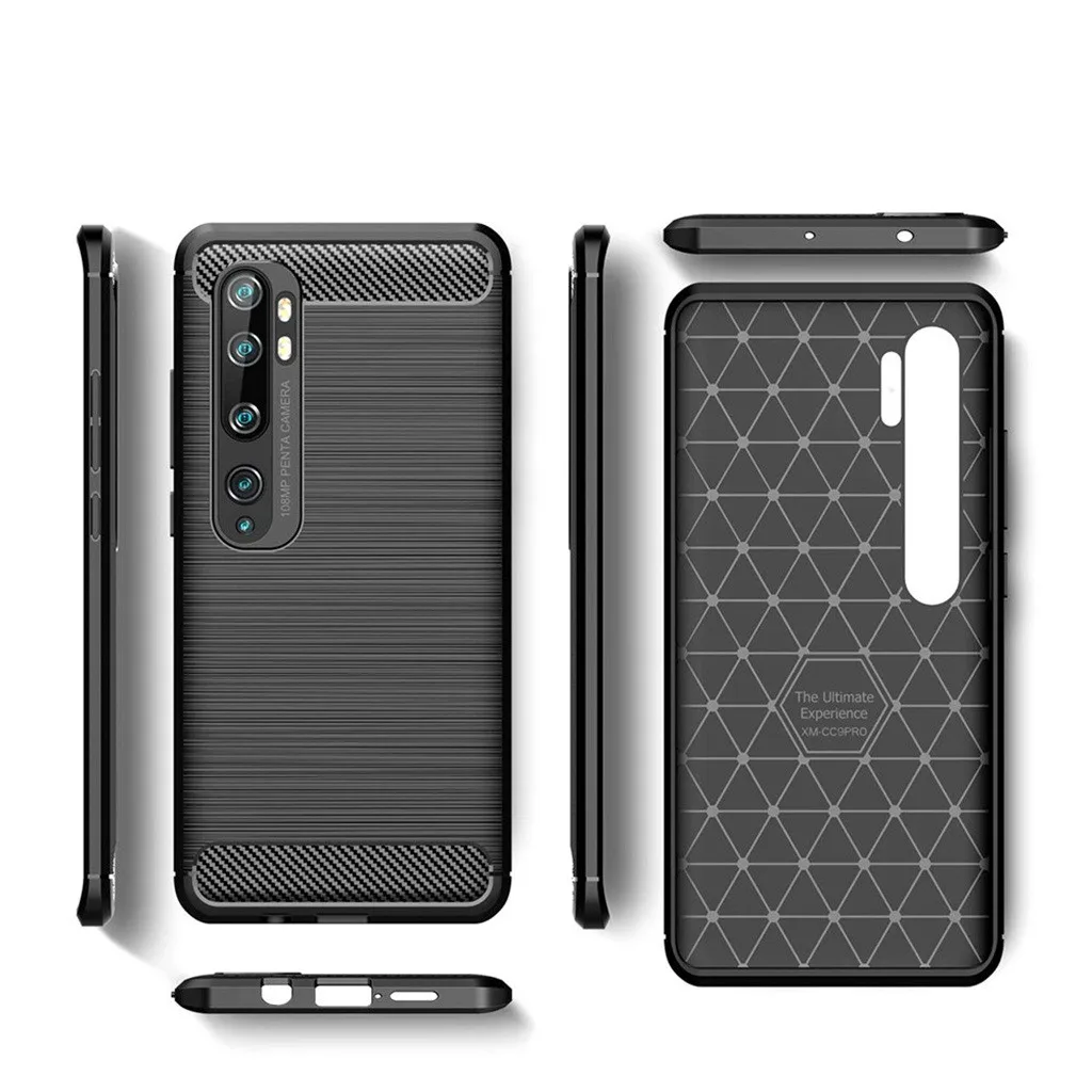 Для xiaomi mi Note 10 Plus чехол из углеродного волокна для мобильного телефона защитная задняя крышка грязеотталкивающий чехол для xiaomi mi CC9 Pro