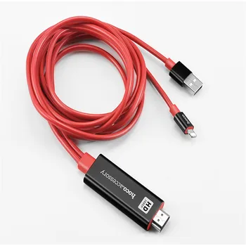 

For Lightning To HDMI Digital Cable 1080P HDTV TV Adapter Smart Converter HDMI Cable For Apple IPhone 7 6 6S Plus Ipad O5