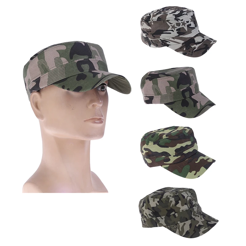 Outdoor Sport Caps Camouflage Hat Baseball Cap Simplicity Tactical Military Army Camo Hunting Cap Hats Adult Baseball Cap Unisex
