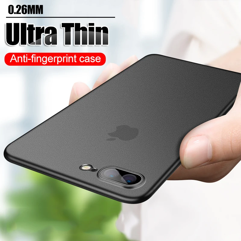 

Luxury Ultra Thin 0.2mm PP Case On The For IPhone XR XS Max X Shockproof Bumper Case For IPhone 7 8 6 6s Plus Phone Case Cover