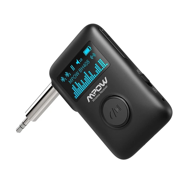 Adaptador Bluetooth 5,0 para coche, receptor de Audio inalámbrico con  pantalla OLED, adaptador de transmisión de música envolvente 3D para Aux  Home, ESTÉREO - AliExpress