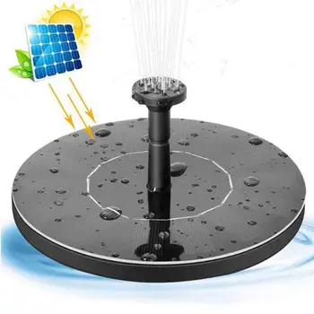 

1pc Solar Rose Floating Fountain Garden View Decorative Pool Fountain Solar Panel Water Freestanding Floating Pump Kit