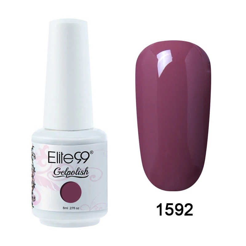 Elite99 8 мл Гель-лак для ногтей винно-Красного цвета УФ-Гель-лак замачиваемый Vernis полуперманентный Гель-лак для ногтей - Цвет: 1331