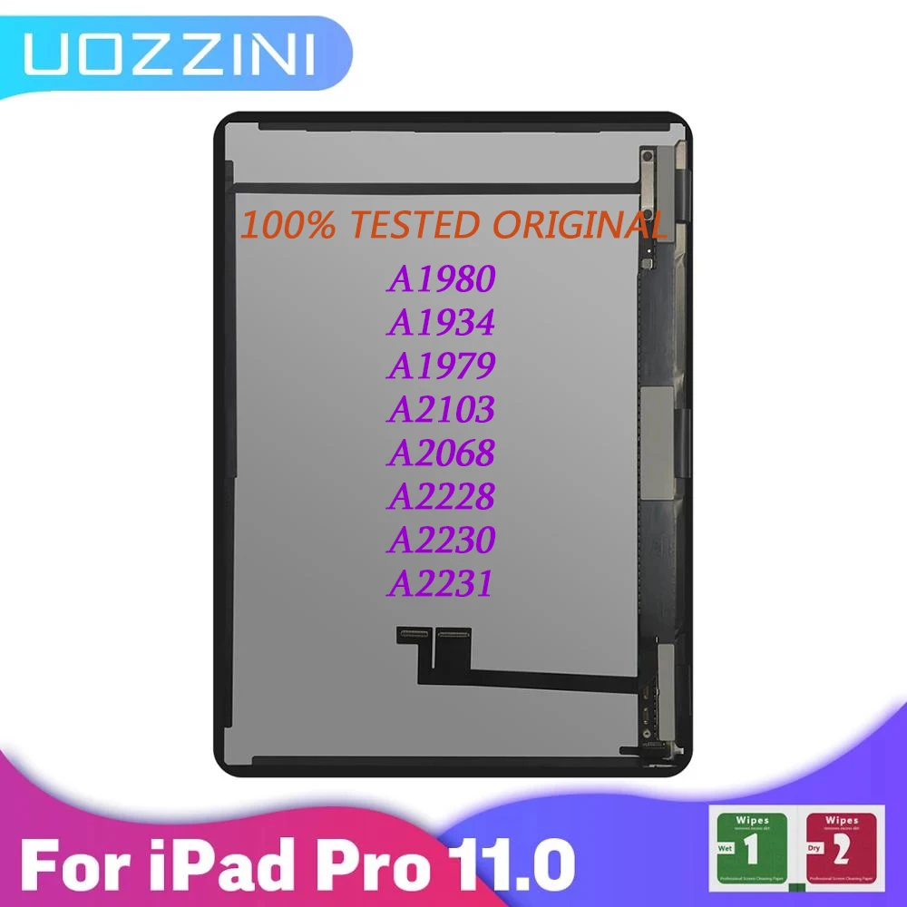 Ipad Touch Screen Panel Touch Screen Panel Lcds For Apple iPad Pro 11 1st 2nd A1980 A1934 A1979 LCD Display Touch Screen Panel Screen Assembly Replacement Part 100% Tested