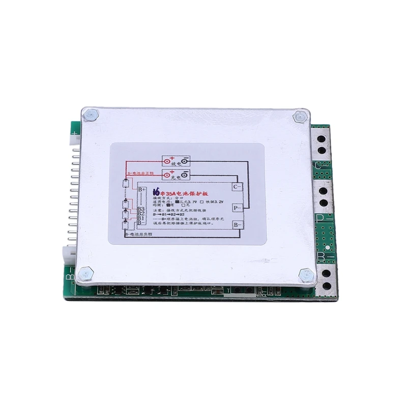 16S 60V 35A 18650 литий полимерный аккумулятор Защитная плата BMS PCB с балансом для E Bike