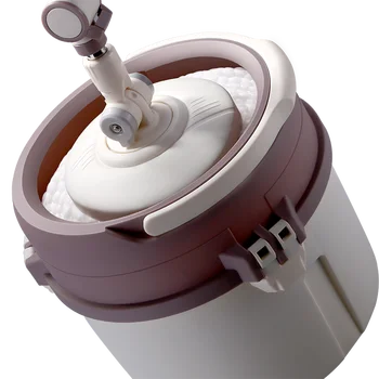 

Lazy home mop bucket rotating bar universal single barrel automatic tow