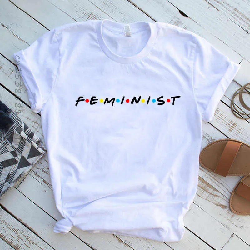 

Premium Feminist Feminism Print Woman Aesthetics T Shirt Tops Clothes Harajuku O Neck Women Female Girl Power Summer Tee Shirts
