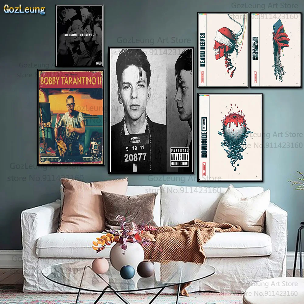 Лидер продаж постер на обложке альбома Картина холсте художественные настенные