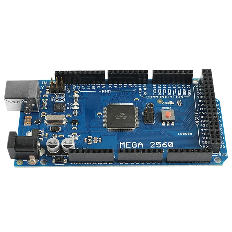 Mega 2560 R3 Mcu макетная плата электронные строительные блоки отправка Usb кабель Atmega16U2-Mu