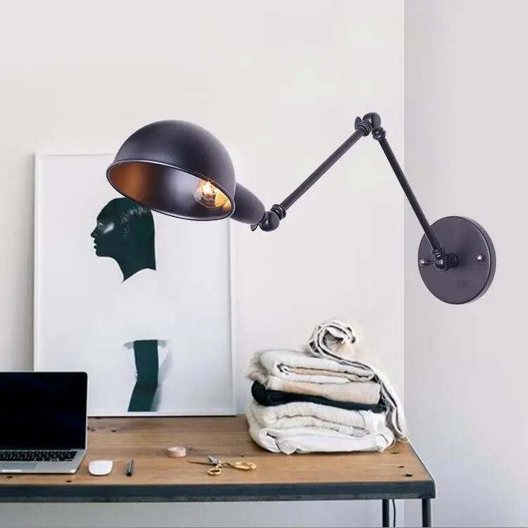 

Classic Nordic loft industrial style adjustable jielde Wall Lamp Vintage sconce wall lights LED for living room bedroom bathroom