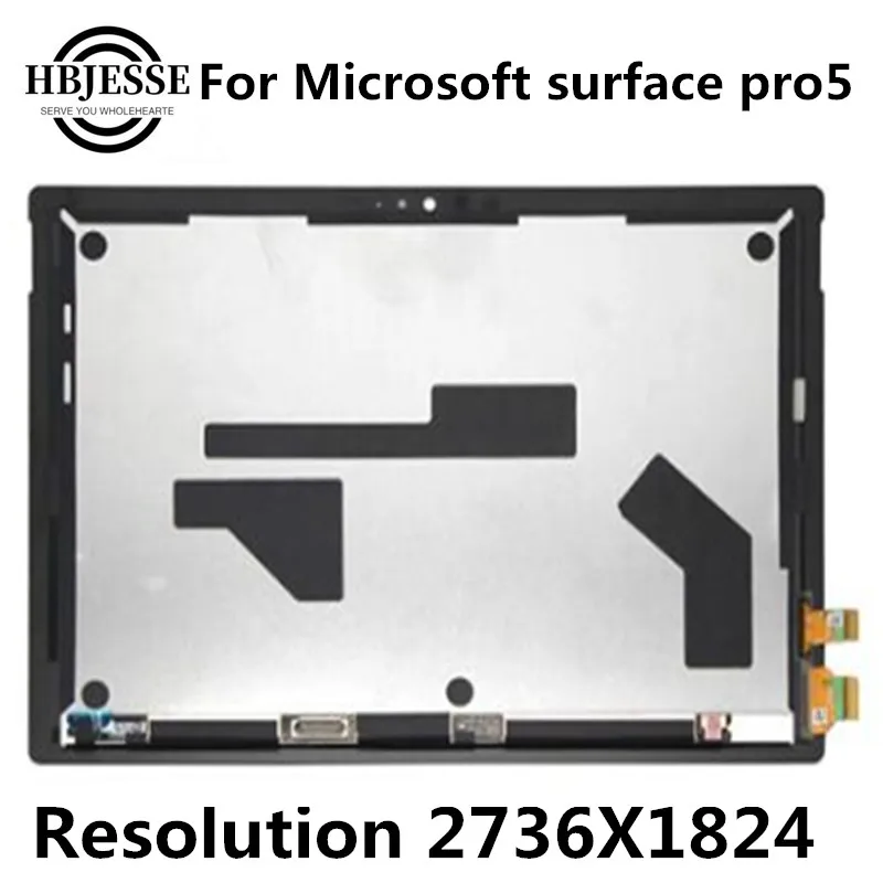 US $115.00 Original For Microsoft surface pro5 pro 5 Model 1796 LP123WQ1 lcd display touch screen glass sensor digitizer tablet assembly