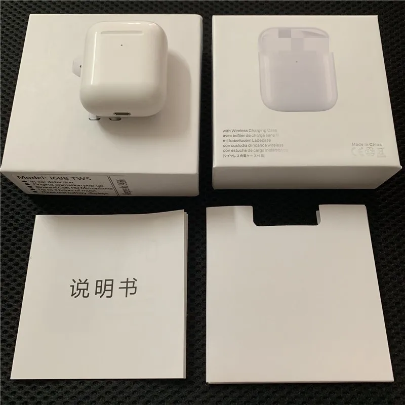 I688 Tws Смарт сенсор беспроводной Bluetooth наушники раздвижные супер бас для ios 13 PK i2000 i5000 i9000 TWS
