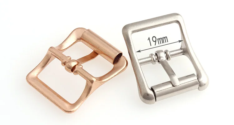 Розовое золото Серебряная пряжка для ремня с одной булавкой 19 мм квадратный DIY аксессуар для шитья Скрапбукинг классическое украшение