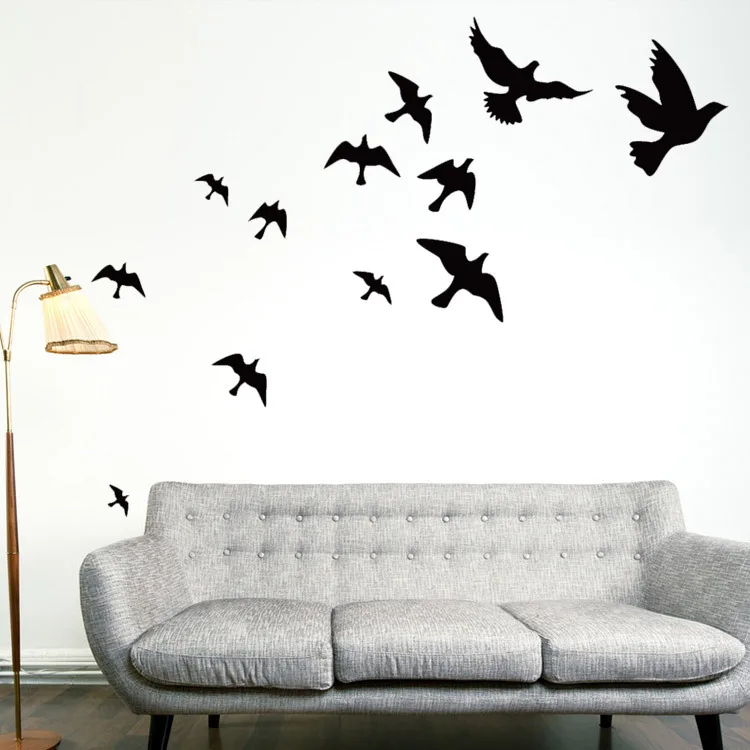 8501 импортные товары горячие продажи голубь Креативные украшения для стены крутые декоративные наклейки водонепроницаемые съемные
