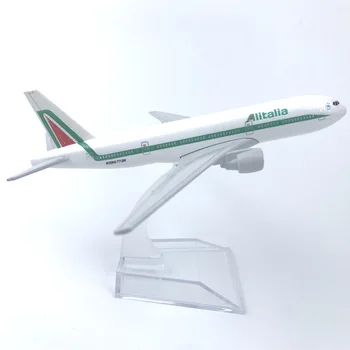 

Children's Toy Model 16CM Alitalia Alloy Aircraft Model Birthday Gift Model Airplane Boeing 777