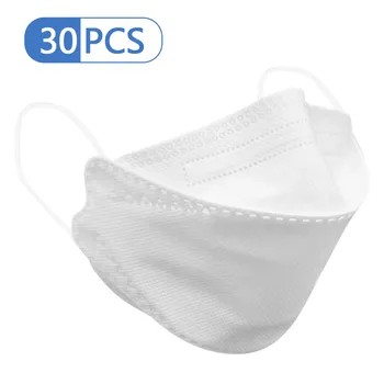 

30PCS Protective Mask Dustproof fog Breathable Mouth Face Masks 94% Filtration Respirator Masks Disposable Mask X#2
