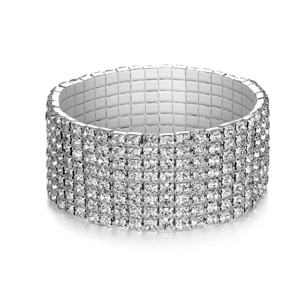 LDPF роскошный бренд серебряного цвета женский браслет с кристаллами Свадебный 5