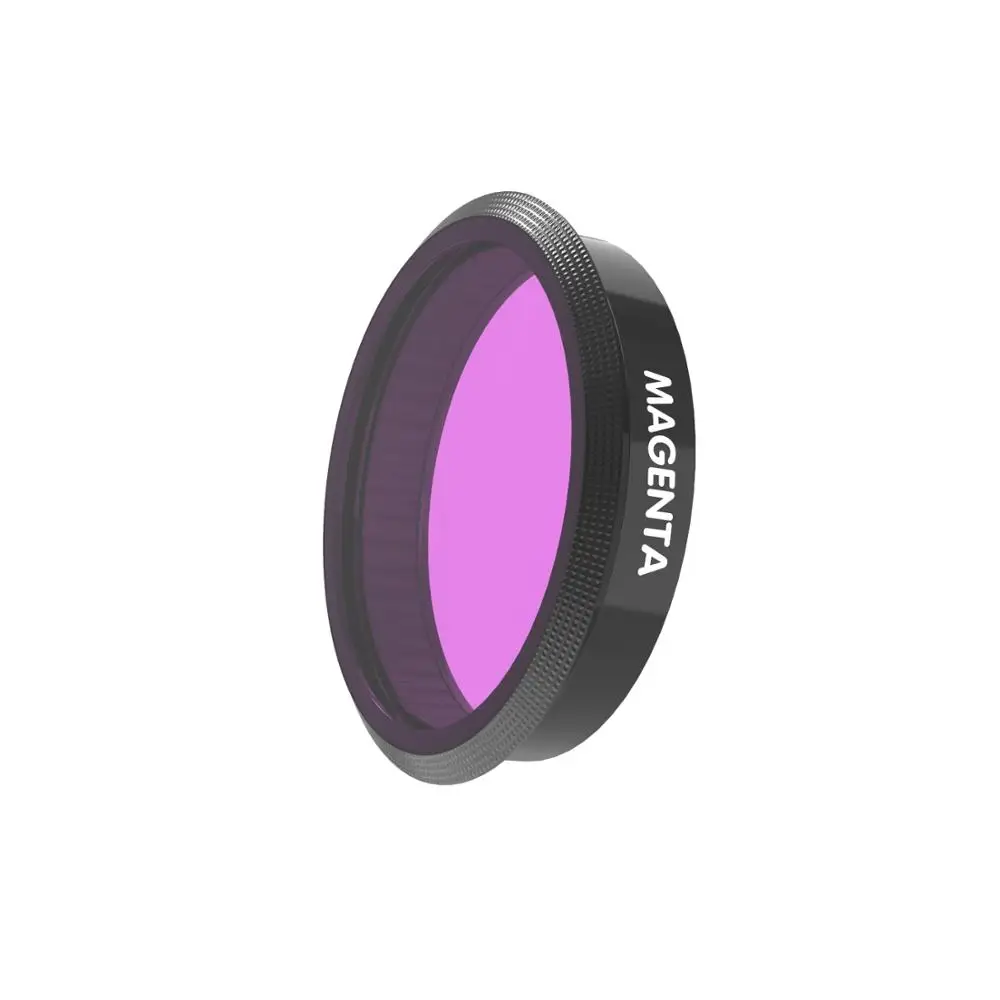Magenta 1 шт. фильтр для объектива с прямой установкой UV CPL ND8 ND16 ND32 ND64 красный розовый пурпурный ночной для экшн-камеры DJI Osmo - Цвет: Magenta